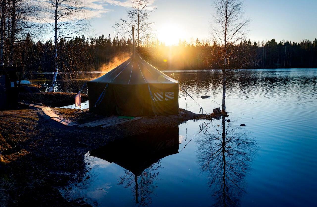 Revontuli Resort Glass Igloos Hankasalmi Exterior foto